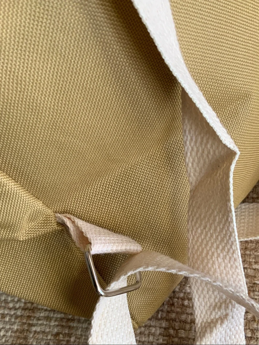 McDonald's Beige Backpack with Yellow Logo